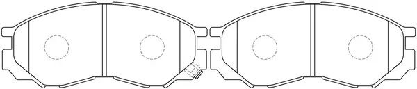Brake Pad Set, disc brake (FP3132)