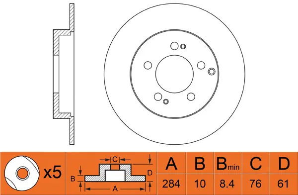 Brake Disc (FR0289)