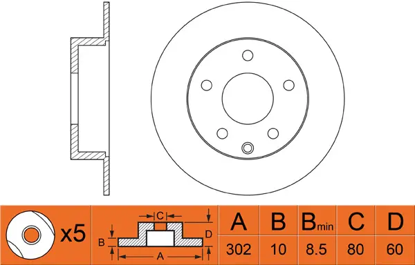 Brake Disc (FR0512)