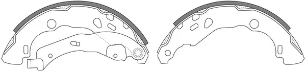 Brake Shoe Set (FT3080)