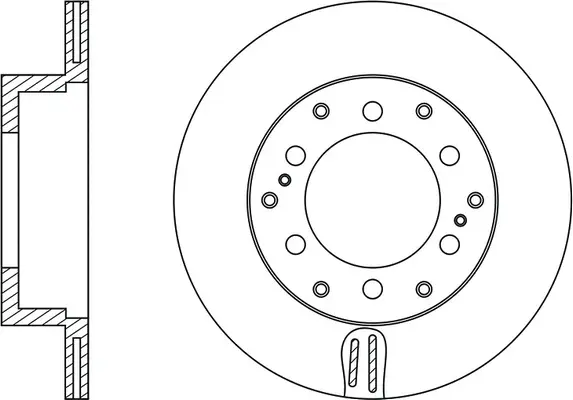 Brake Disc (FR0328V)