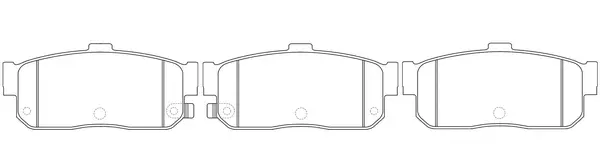 Brake Pad Set, disc brake (FP0540)