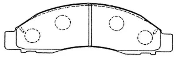 Brake Pad Set, disc brake (FP5155)