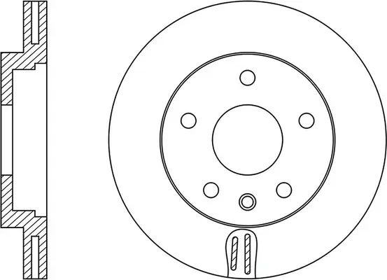 Brake Disc (FR0742V)