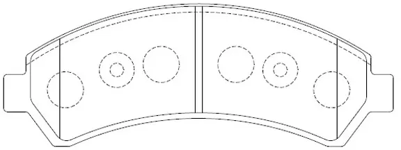 Brake Pad Set, disc brake (FP0726)
