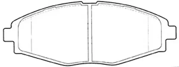 Brake Pad Set, disc brake (FP1321)