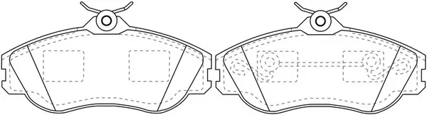 Brake Pad Set, disc brake (FP3267)