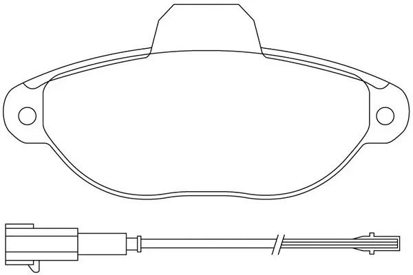Brake Pad Set, disc brake (FP0305E)
