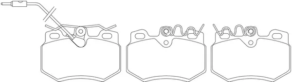 Brake Pad Set, disc brake (FP2325E)