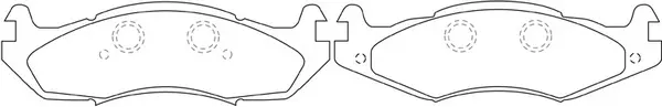 Brake Pad Set, disc brake (FP0203)