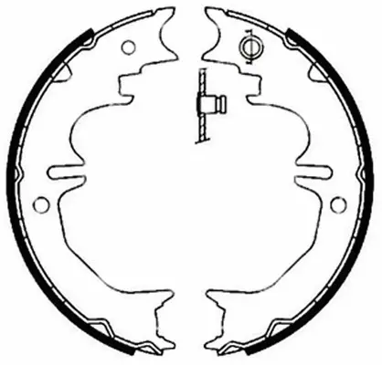 Brake Shoe Set, parking brake (FT1098)