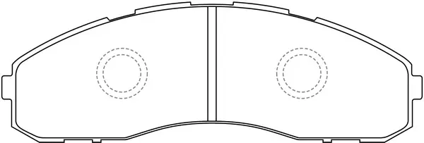 Brake Pad Set, disc brake (FP2071)