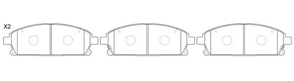 Brake Pad Set, disc brake (FP0691)