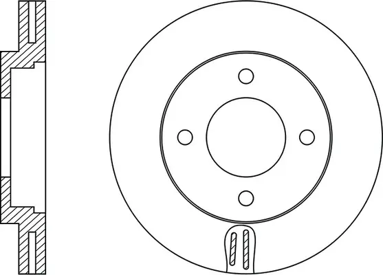 Brake Disc (FR0639V)
