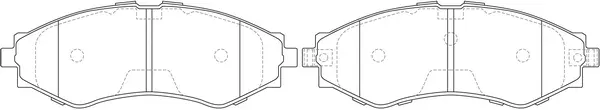 Brake Pad Set, disc brake (FP0797)