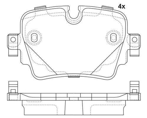 Brake Pad Set, disc brake (FP1752)