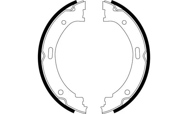 Brake Shoe Set, parking brake (FT2097)