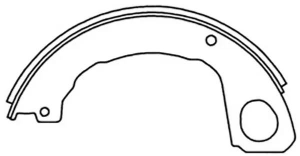 Brake Shoe Set, parking brake (FT4275)