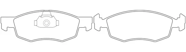 Brake Pad Set, disc brake (FP1298)
