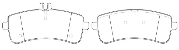 Brake Pad Set, disc brake (FP1907)
