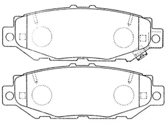 Brake Pad Set, disc brake (FP0572)
