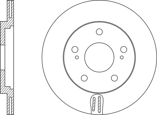 Brake Disc (FR0678V)