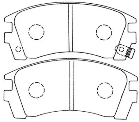 Brake Pad Set, disc brake (FP0509)