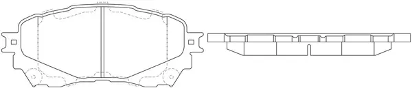 Brake Pad Set, disc brake (FP5150)