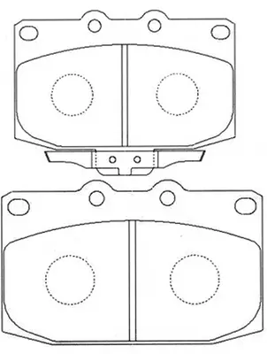Brake Pad Set, disc brake (FP5154)