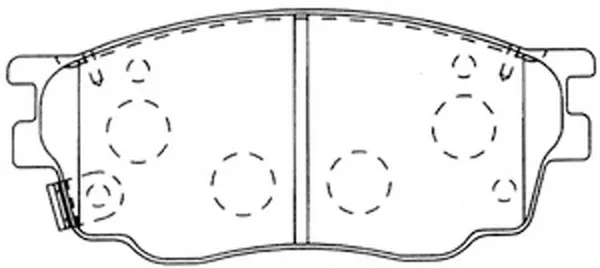 Brake Pad Set, disc brake (FP5156)