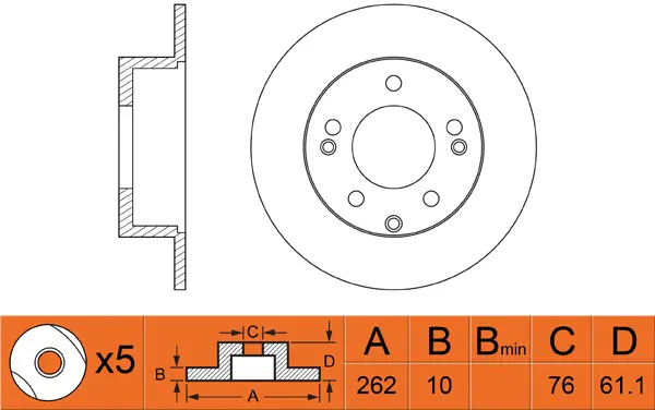 Brake Disc (FR0418)