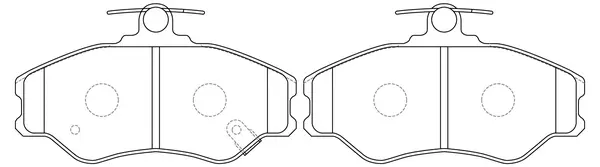Brake Pad Set, disc brake (FP1137)