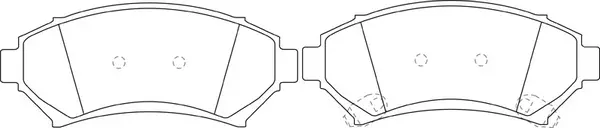 Brake Pad Set, disc brake (FP0699)
