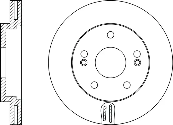 Brake Disc (FR0287V)