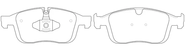 Brake Pad Set, disc brake (FP1866)