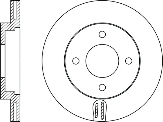 Brake Disc (FR0953V)