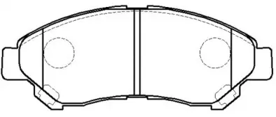 Brake Pad Set, disc brake (FP1093)
