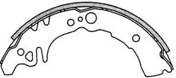 Brake Shoe Set (FT6015)