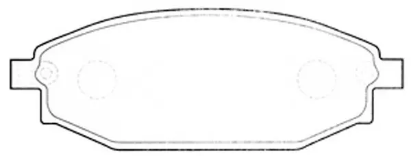Brake Pad Set, disc brake (FP1014)