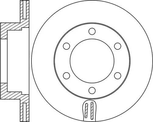 Brake Disc (FR0958V)