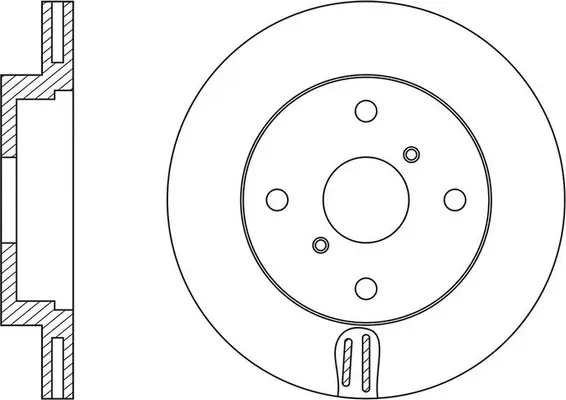 Brake Disc (FR0711V)
