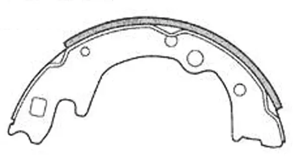 Brake Shoe Set (FT5225)