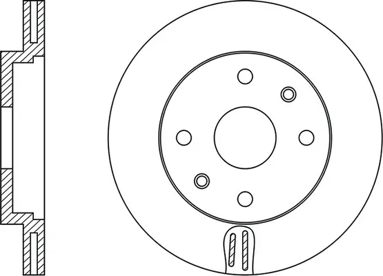 Brake Disc (FR0237V)