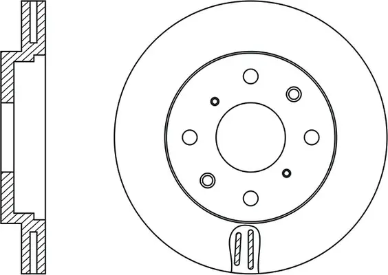 Brake Disc (FR0251V)