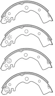 Brake Shoe Set (FT2136)