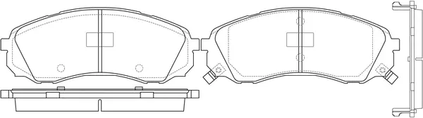 Brake Pad Set, disc brake (FP0003)