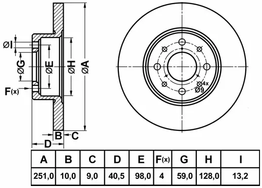 Brake Disc (FR0995)
