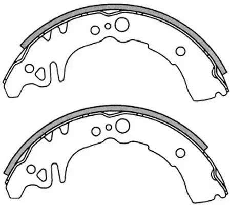 Brake Shoe Set (FT1201)