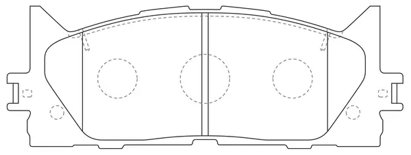 Brake Pad Set, disc brake (FP1222)