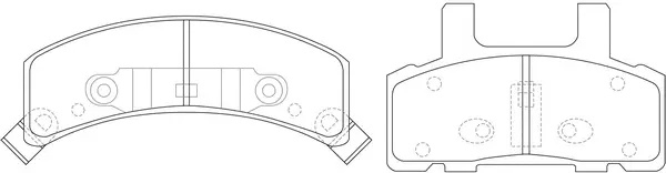 Brake Pad Set, disc brake (FP0369)